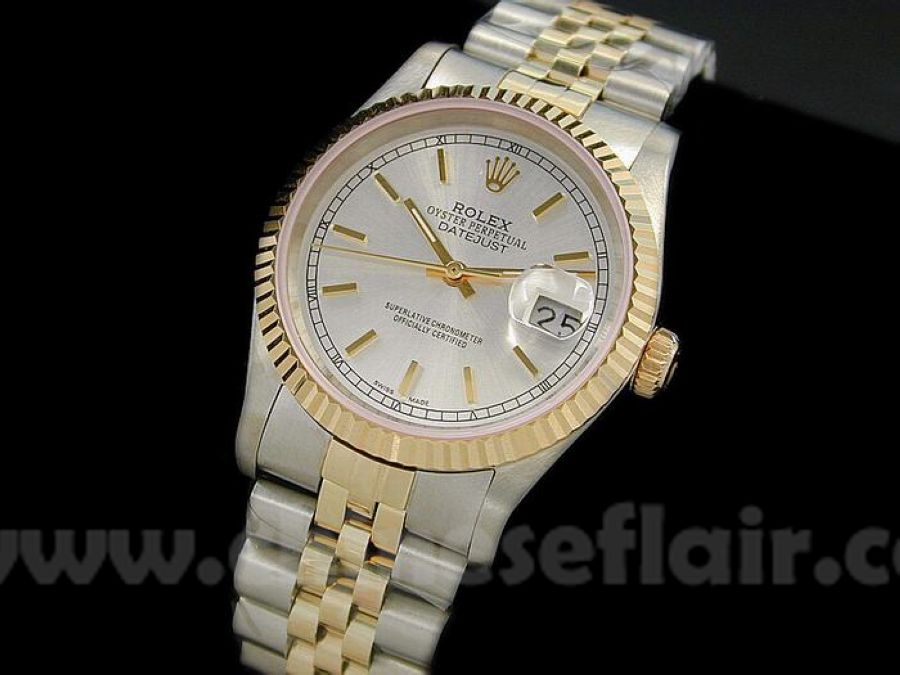 2-Tone Jubilee Rolex Datejust Watch Best Replica Rolex Band